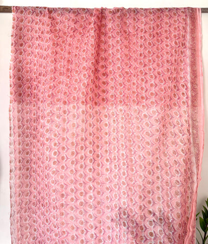 Peachy Fields Saree