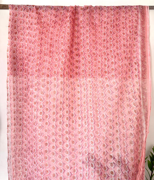 Peachy Fields Saree