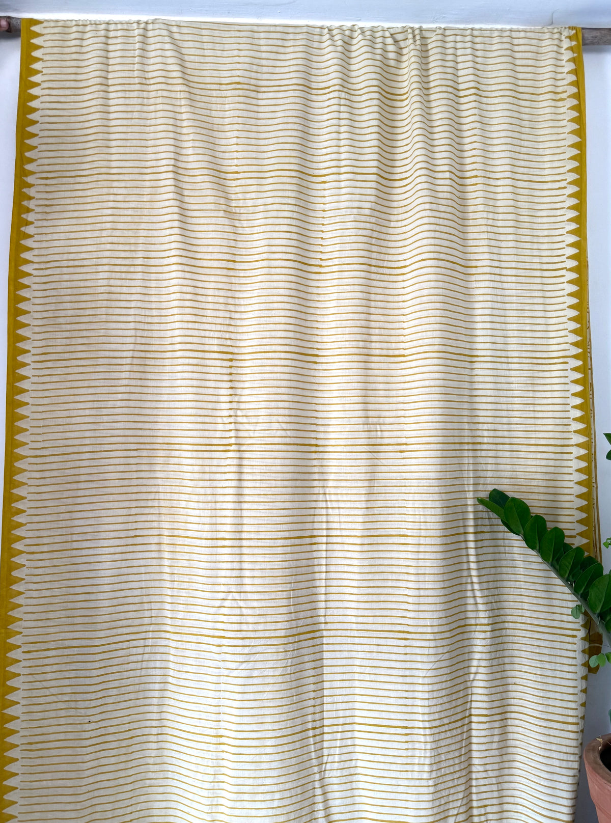 Beige Stripe Saree