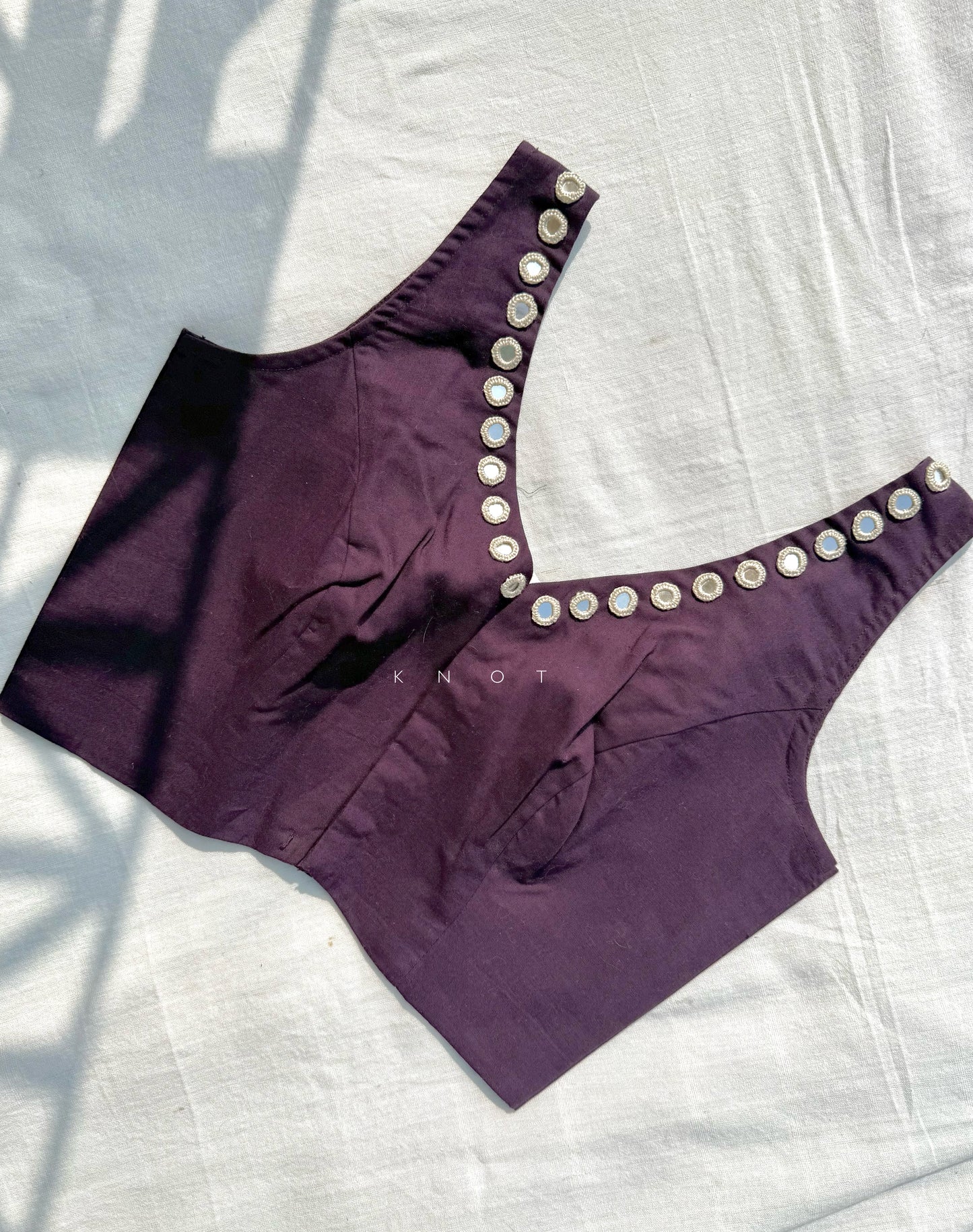 Plum mirror Blouse