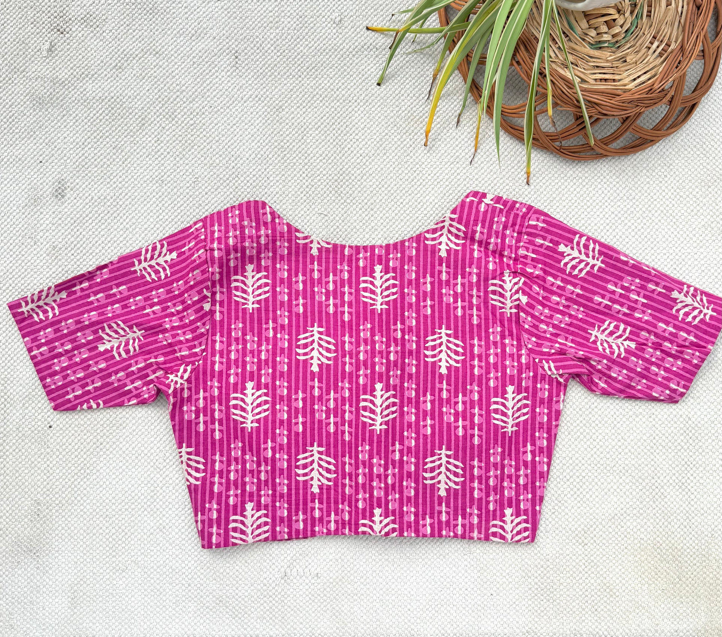 Magenta Fern Blouse