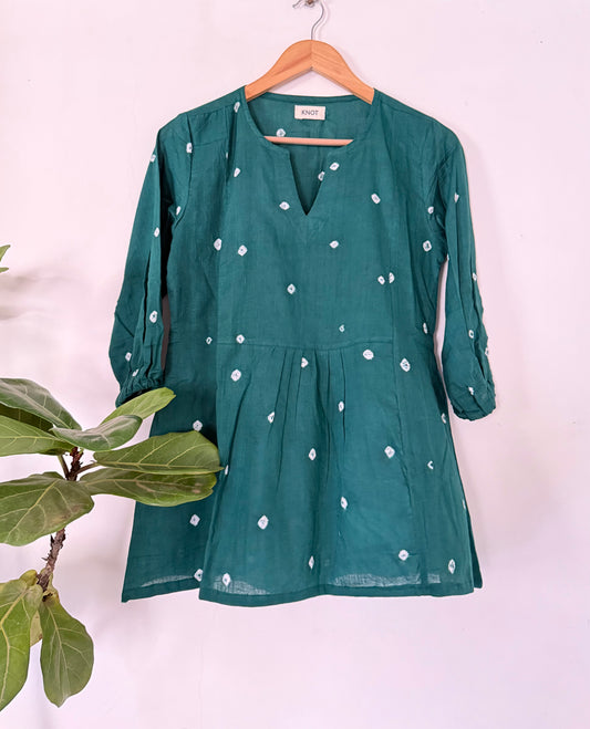 Pine Bandhani Top