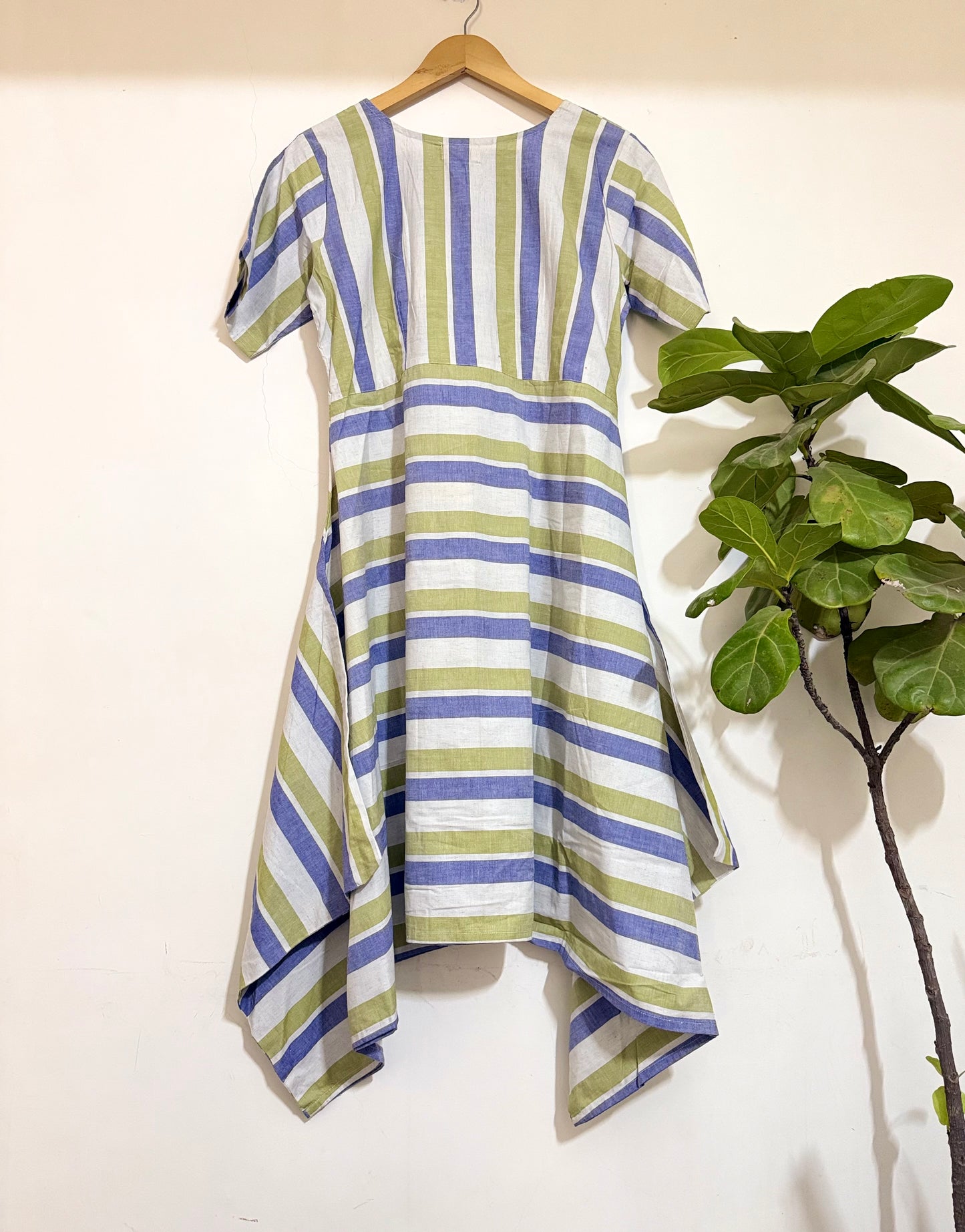 Olive Stripe Dress