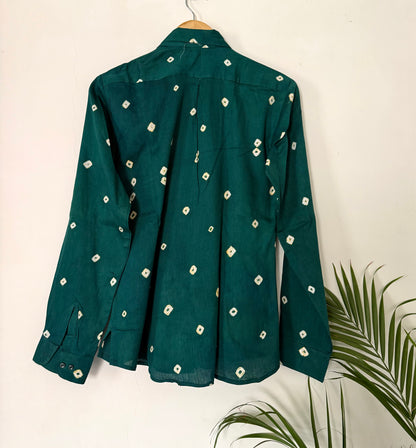 Forest Bandhani Shirt