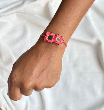 Blush Mirror Rakhi