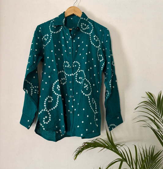 Pine Bandhani Shirt