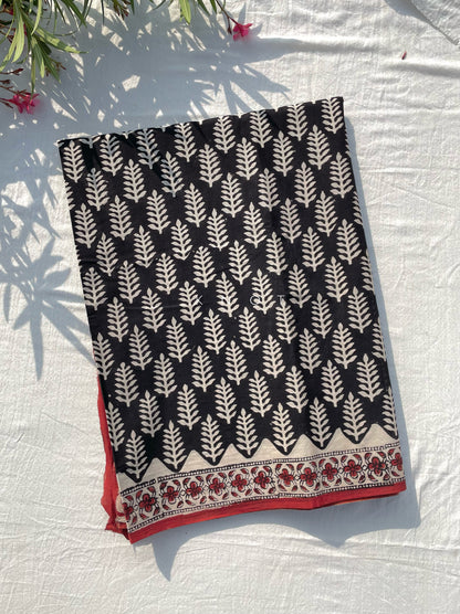 Black Cone Saree