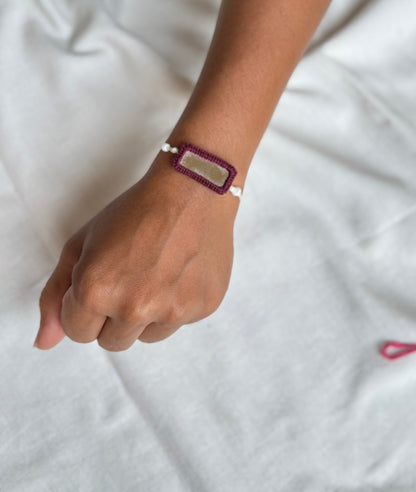 Brown Mirror Rakhi