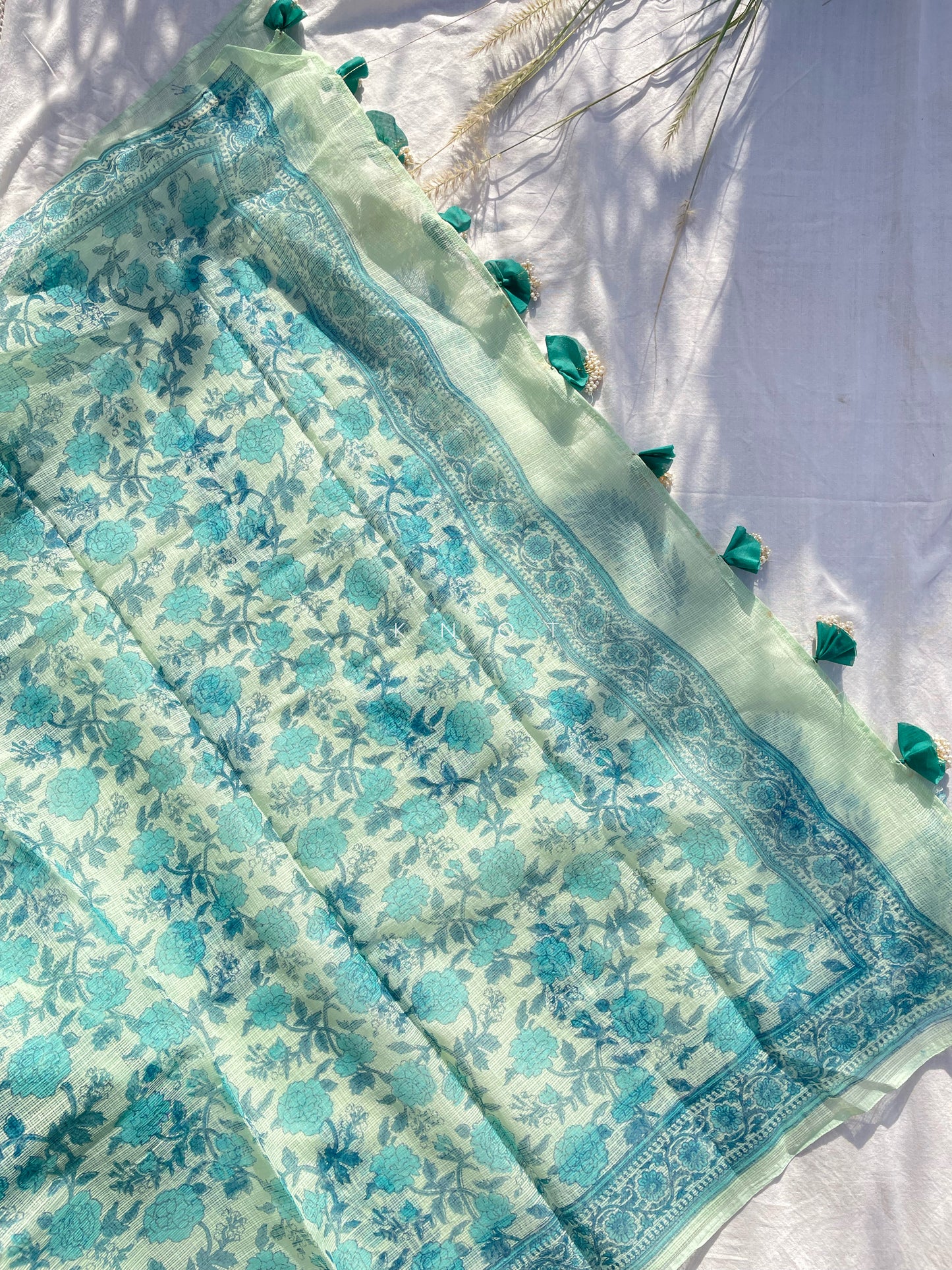 Mint Bliss Saree