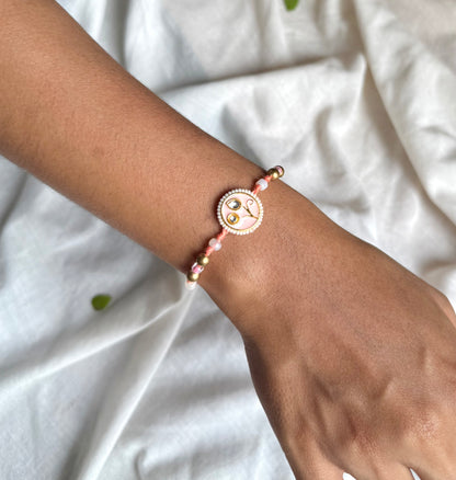 Peach Rakhi