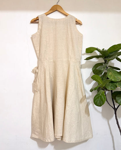 Ivory Wrap Dress