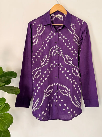 Purple Patterned Shirt