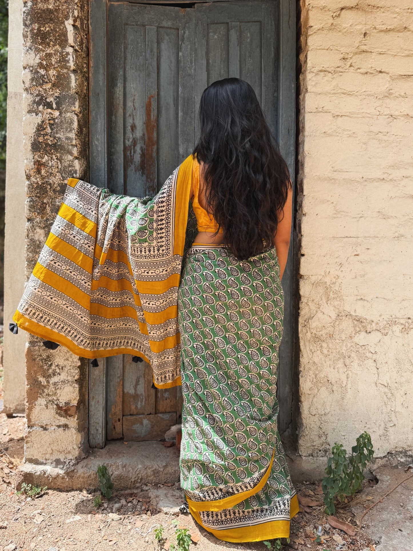 Wild Meadow Saree