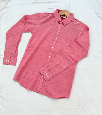 Coral Solid Shirt