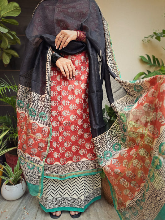 Red Daisy Suit