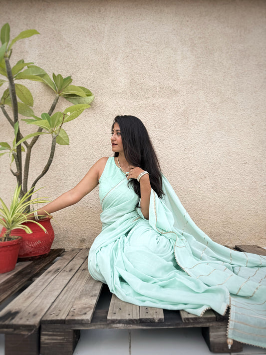 Pista Barfi Saree
