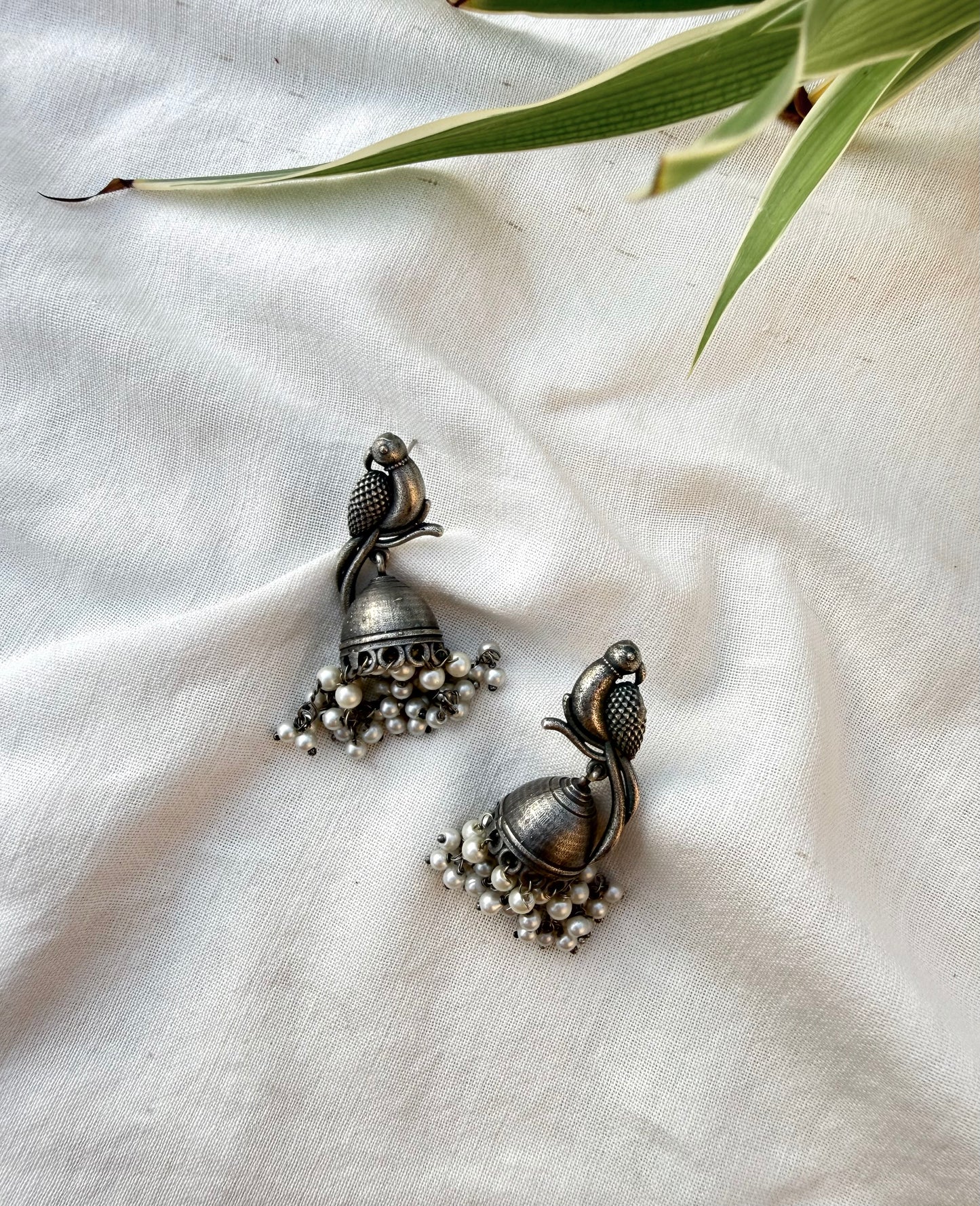 Parrot Pearl Earrings
