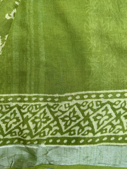 Spring Leaf Saree