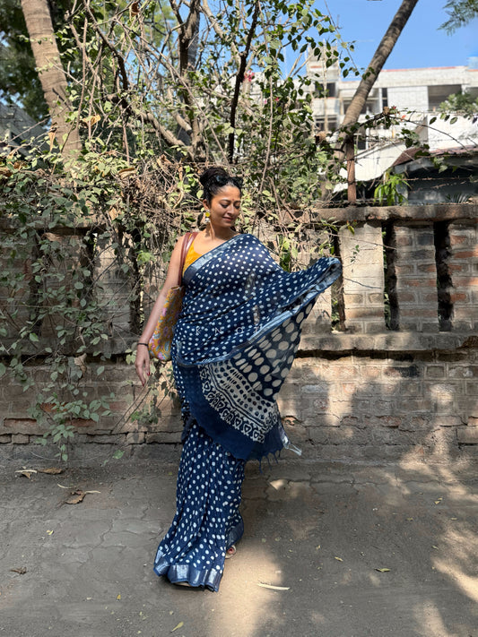 Polka Play Saree