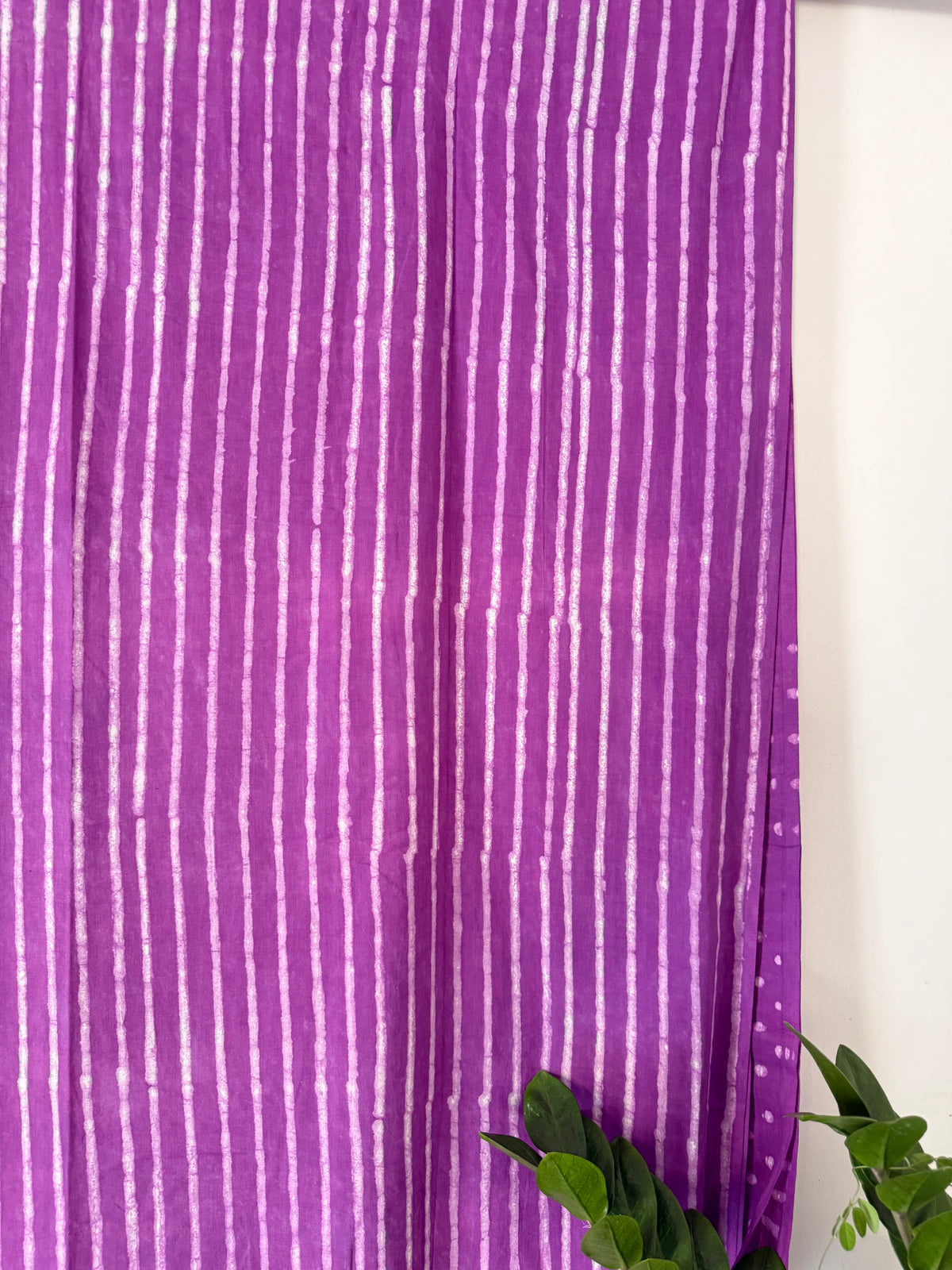 Magenta Stripe Saree
