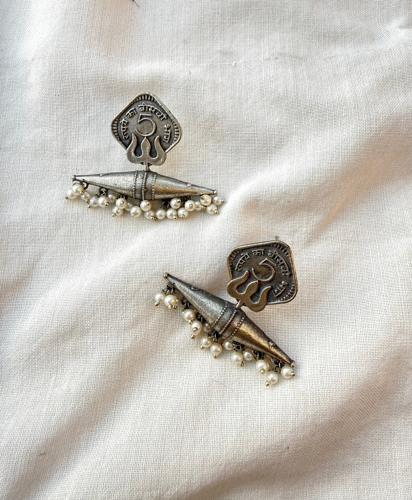 Antique Coin Earrings