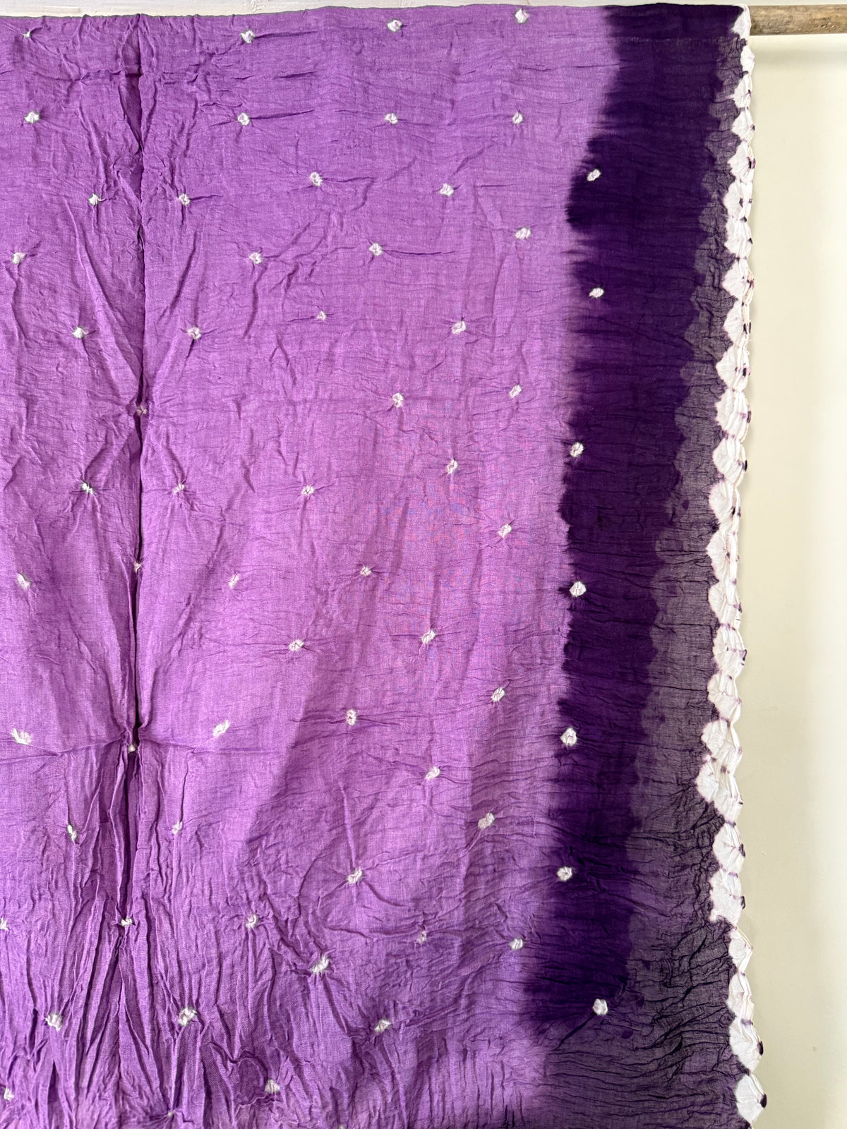 Violet Bandhani Dupatta