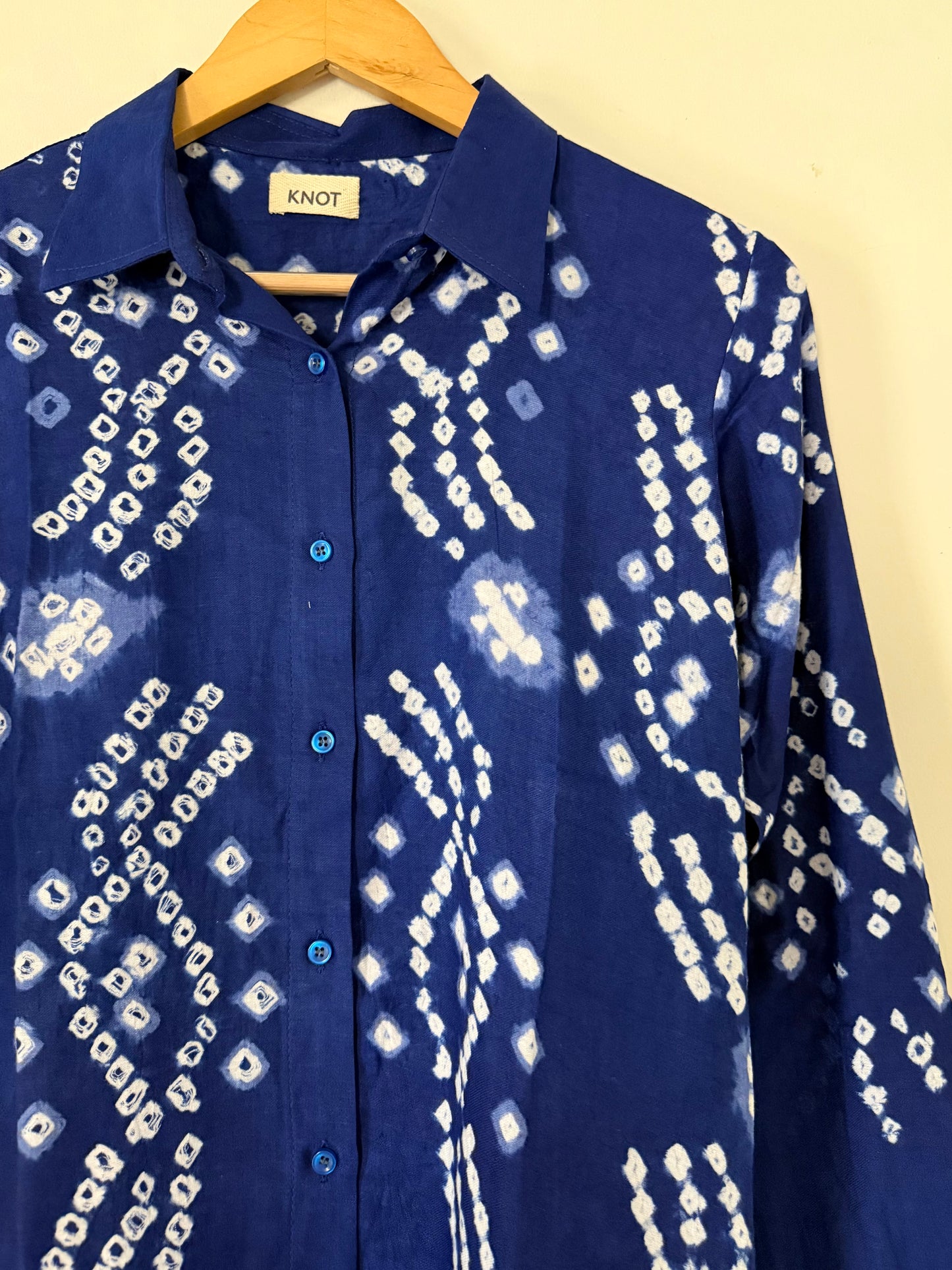 Blue Patterned Shirt
