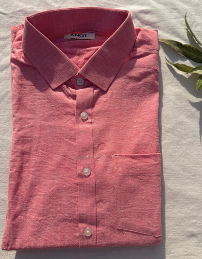 Coral Solid Shirt