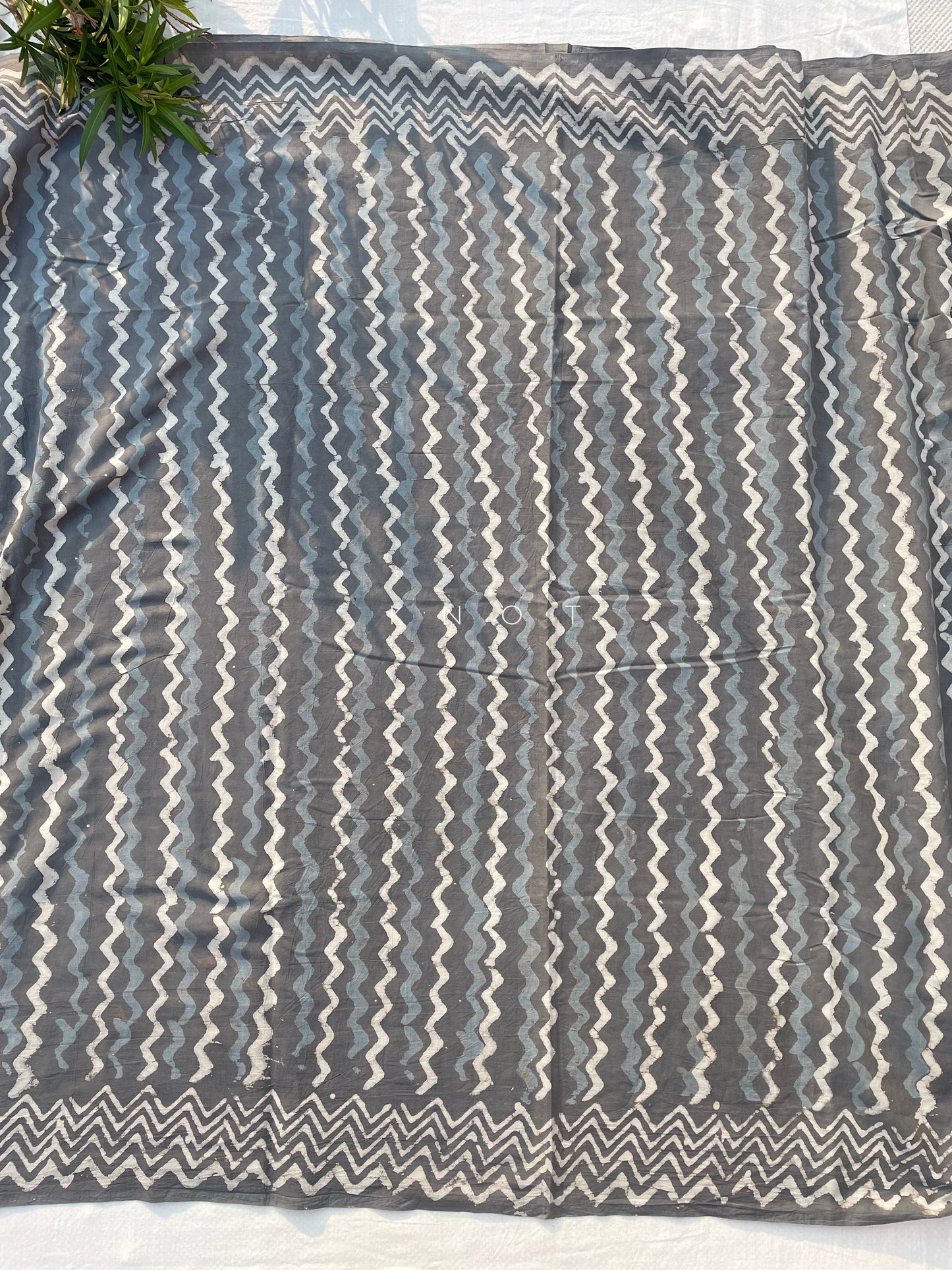Grey Wave Saree