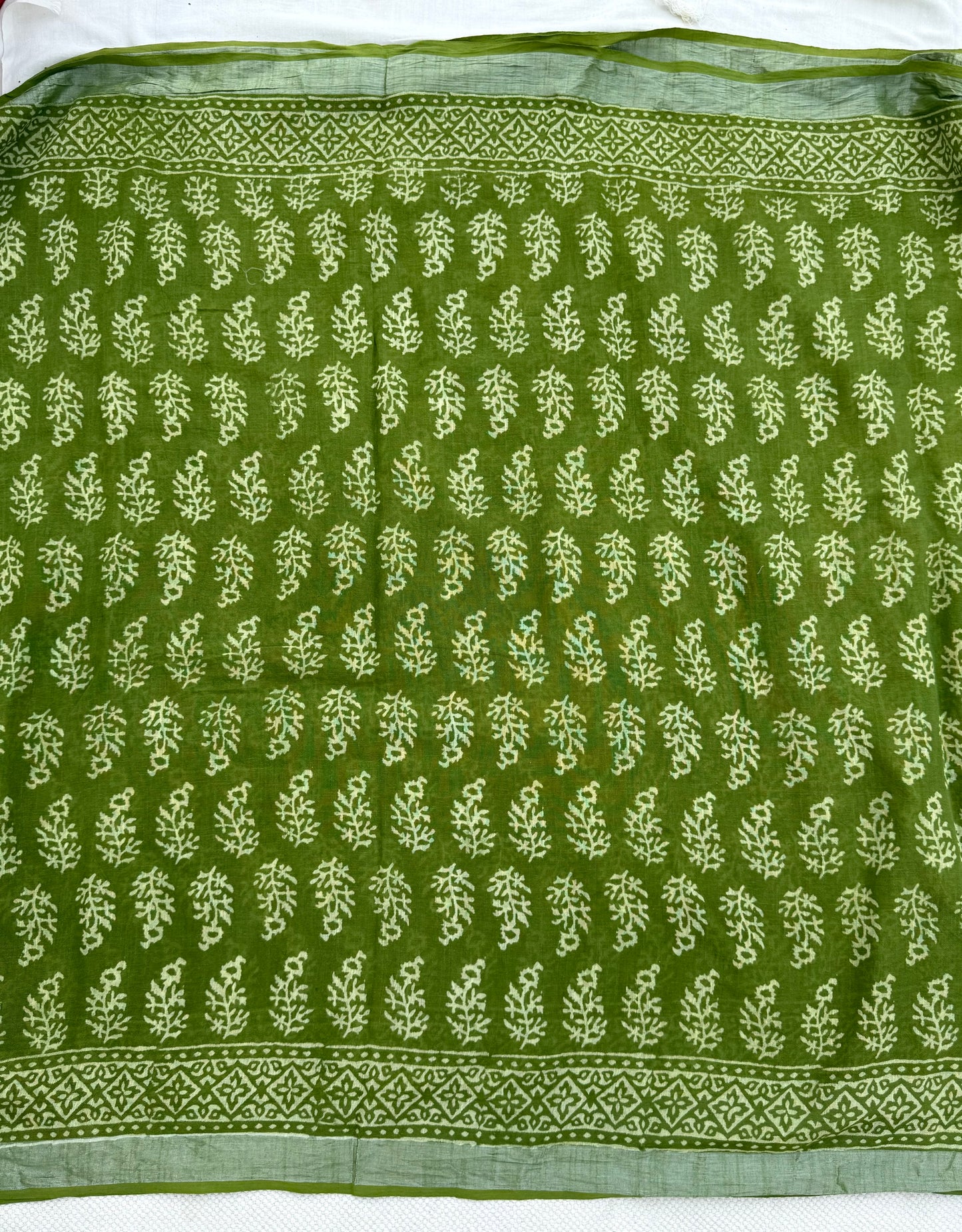 Spring Leaf Saree