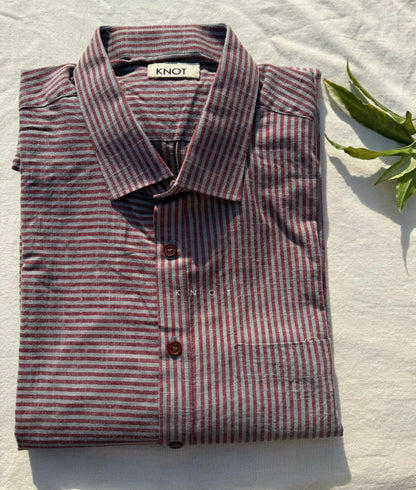 Mauve Stripe Shirt