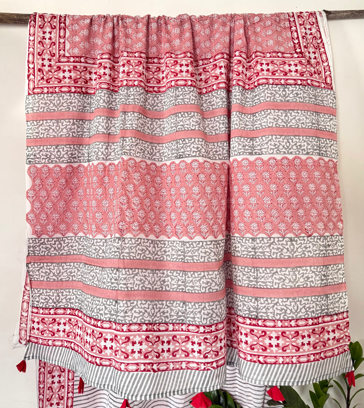 Peach Love Saree