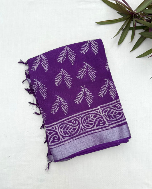 Royal Fern Saree