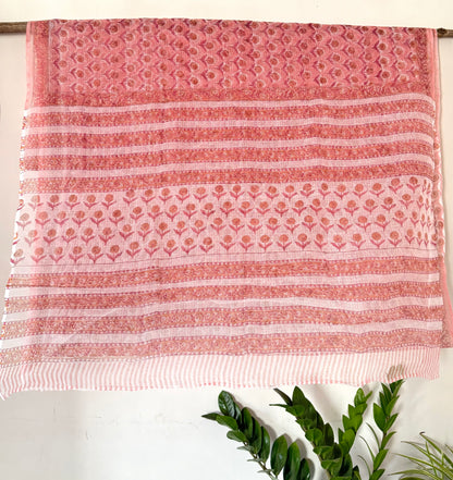 Peachy Fields Saree