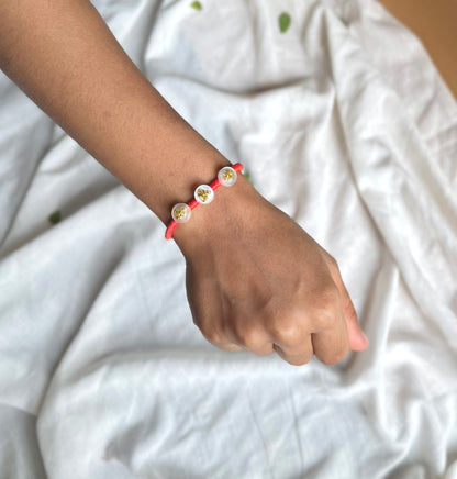 Red Button Rakhi