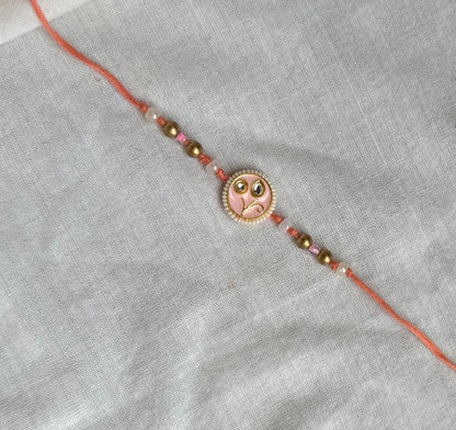 Peach Rakhi