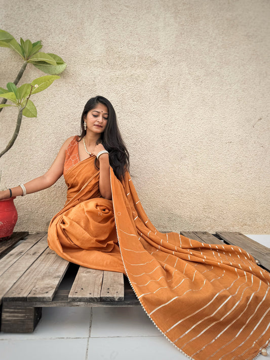 Anjeer Halwa Saree