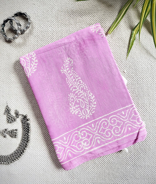 Pink Peony Saree