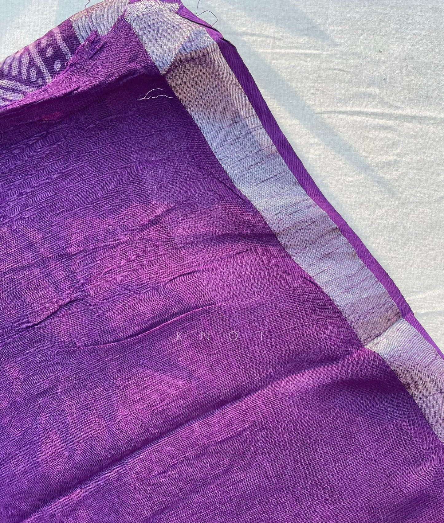 Purple Brick Saree