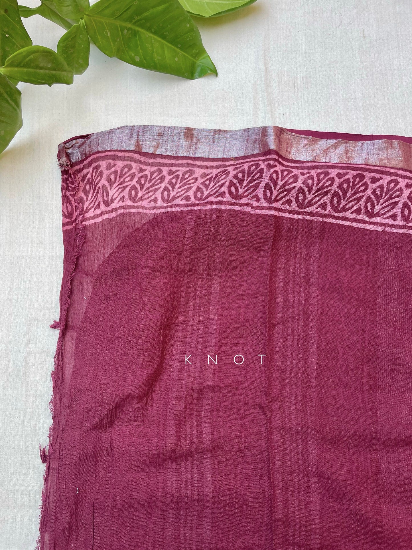 Cherry Brick Saree