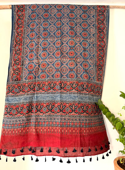 Classic Ajrakh Dupatta