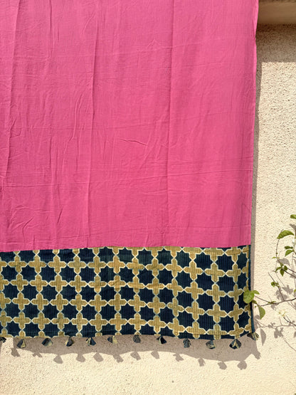 Pink Patchwork Dupatta