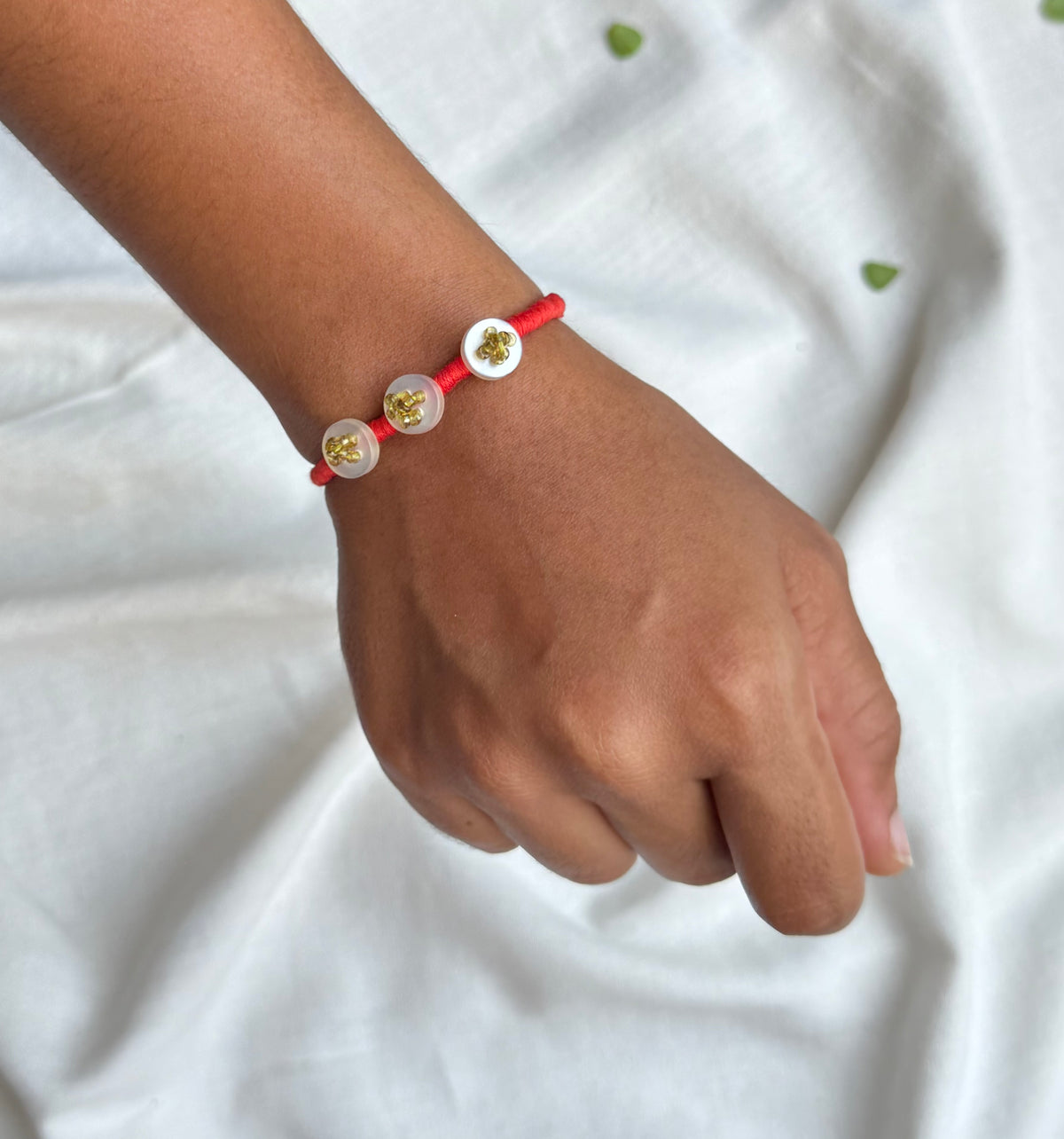 Beach Button Rakhi