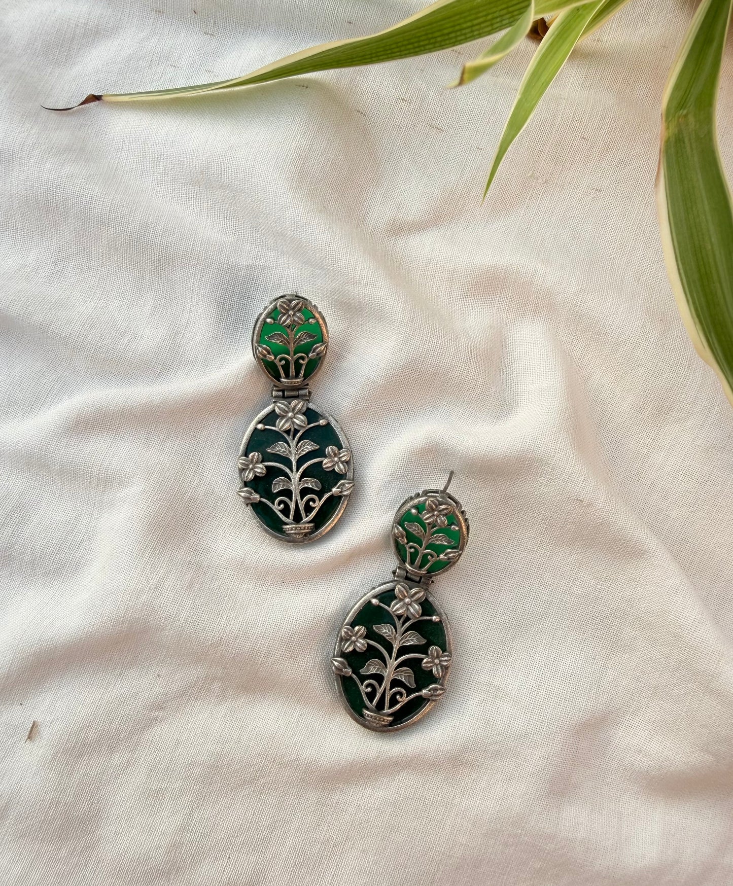 Moss Flora Earrings