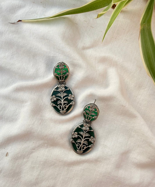 Moss Flora Earrings