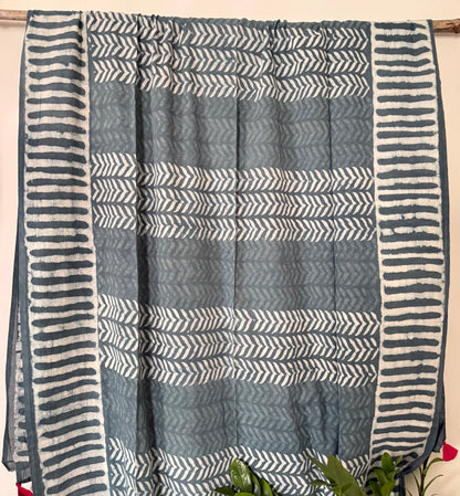 Gray Lanes Saree