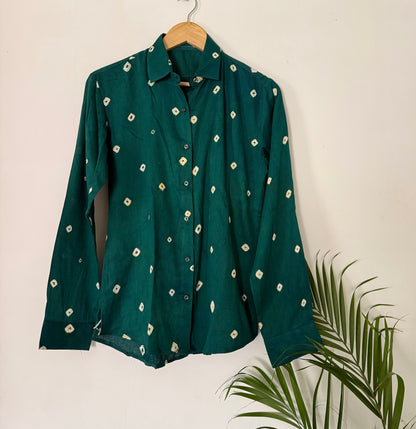 Forest Bandhani Shirt