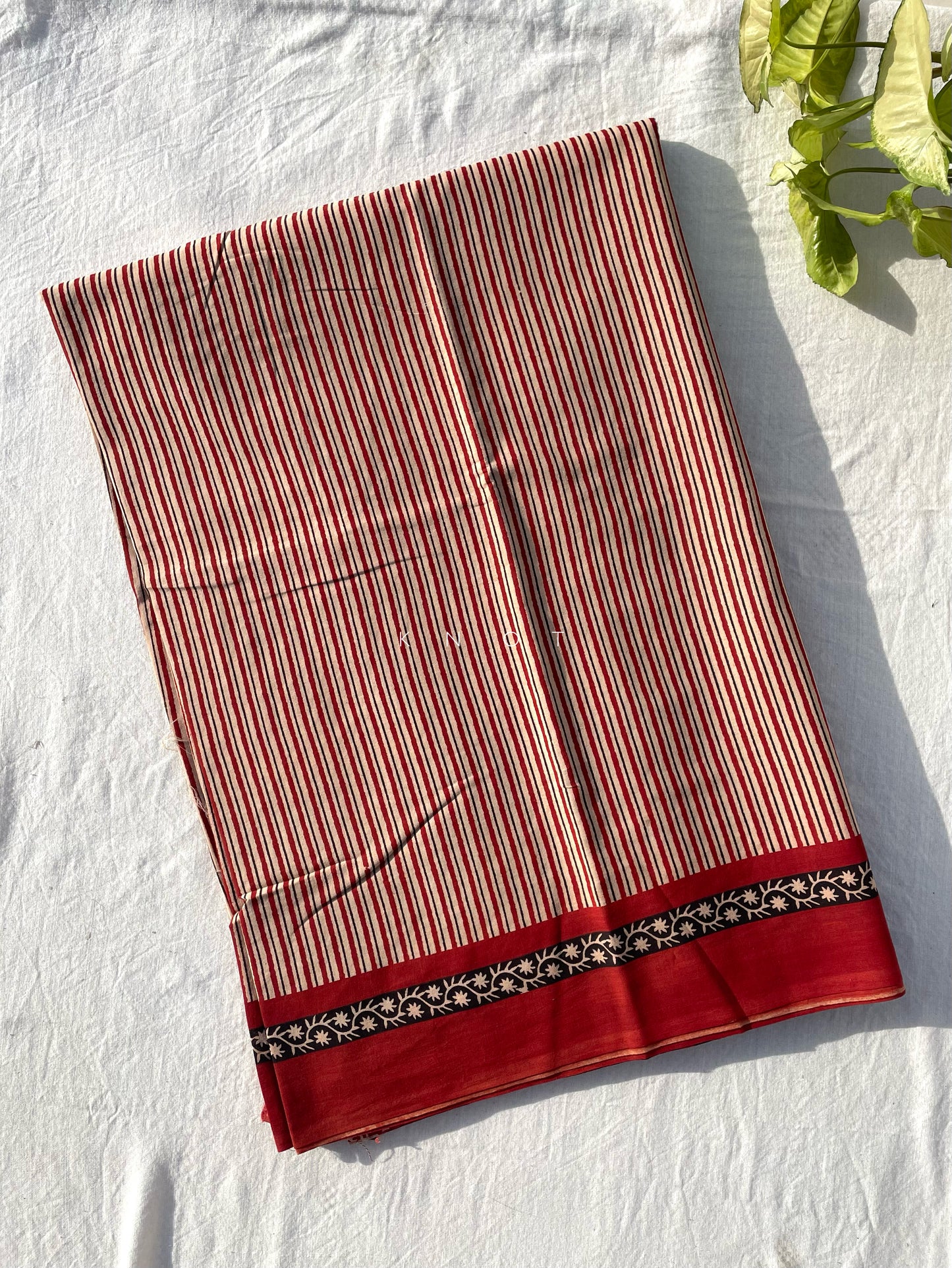 Chilli Stripe Saree