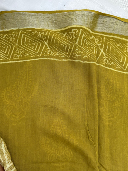 Rustic Gold Saree