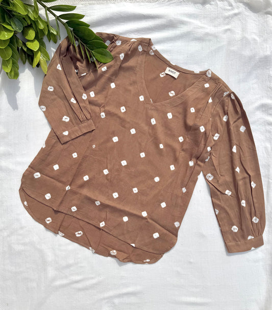 Sand Bandhani Top